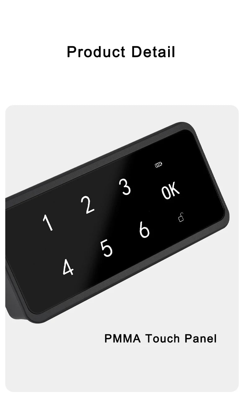 Smart Password Cabinet Drawer Cupboards Door Lock