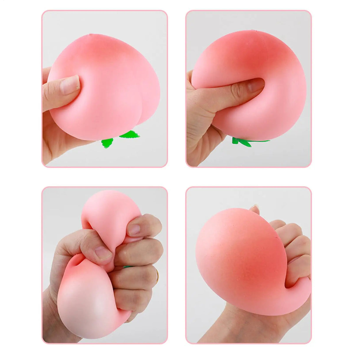 Soft Peach Fruit Squishy Toy Slow Rising Stress Relief for Adults Slow Rising Stress Relief Fidget Toy Novelty Gifts