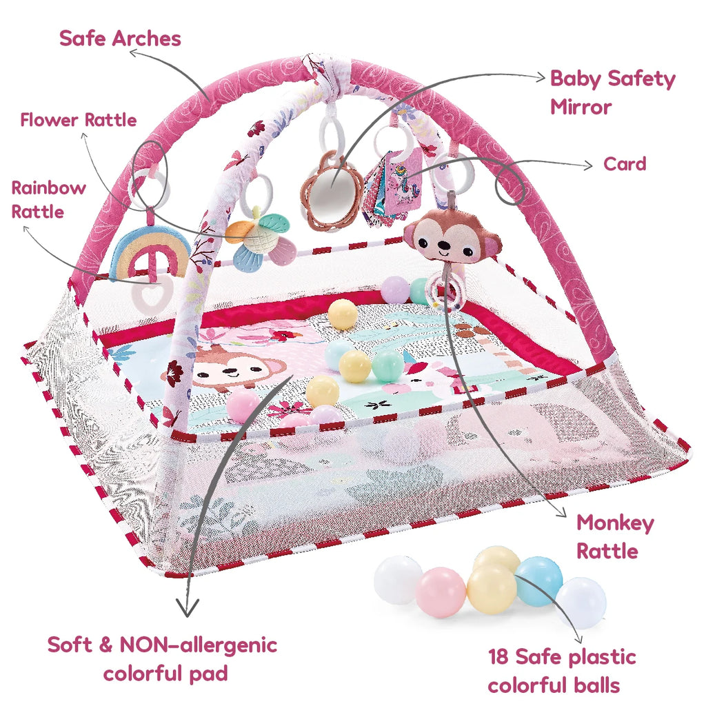 Baby Enlightenment Game Mat Crawling Blanket Early Education Activity Gym Multifunctional Fence Fitness Frame Toys