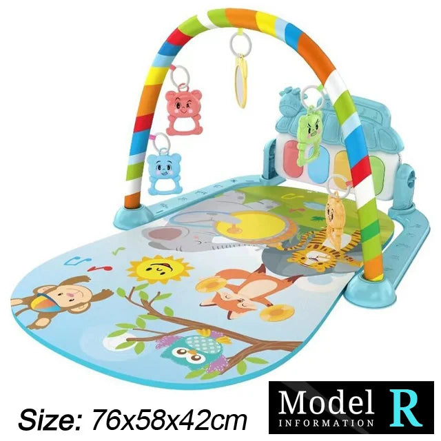 JGL Kick and Play Piano Tummy Time Mat Baby Activity Gym for Newborns 0-36 Months