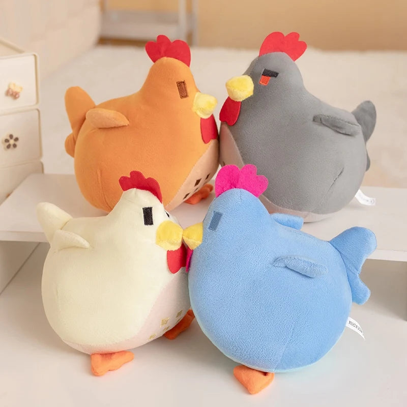 Stardew Valley Chicken Pillow Plush 20cm Soft Stuffed Animal Toy Cartoon Character Ideal for Children's Birthday Room Decor