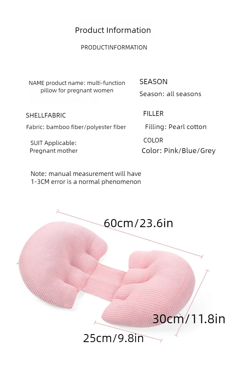 Multi-Function Pregnant Women's Pillows Are Used for Pregnancy and  Cotton Waist Support Pillow for Pregnant Women Sleeping Body
