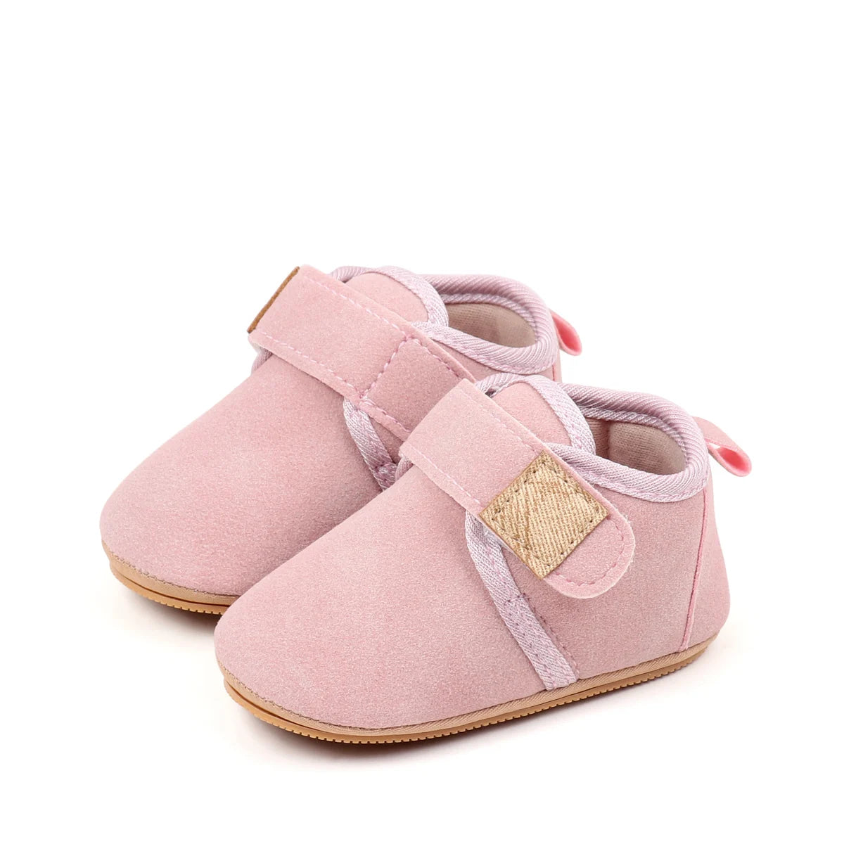 Autumn Solid Color Baby Shoes With Soft Rubber Sole Suitable For Both Boys And Girls Baby-Sized Toddler Walking Shoes