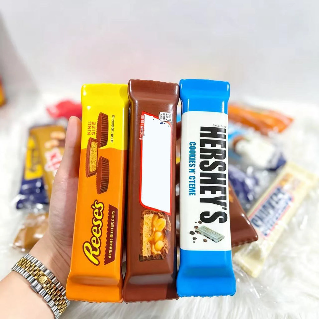 1/8PCS Simulation Chocolate Butter Sticks Squishy Toys Slow Rebound Soft Squeeze Toys Stress Relief Sensory Toys Party Favors