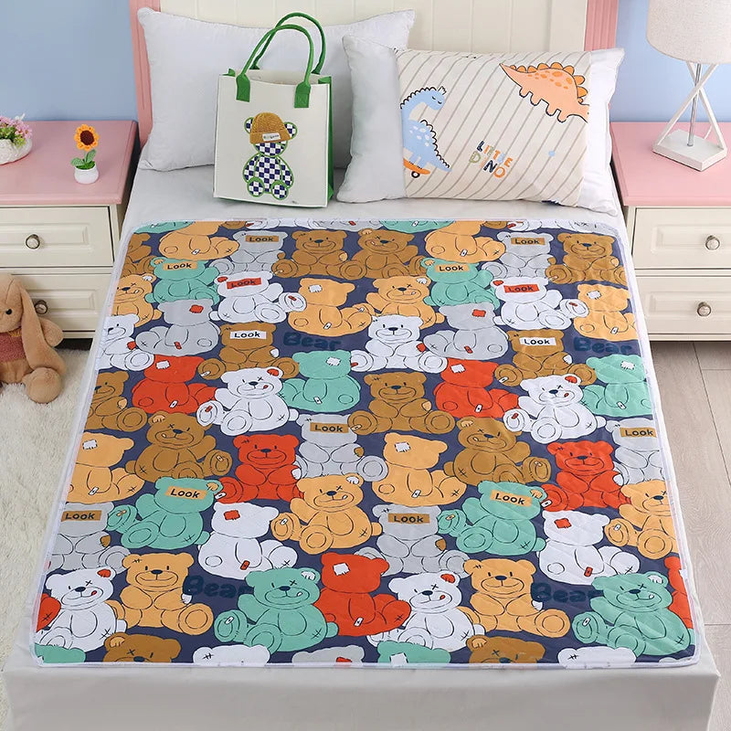 Portable Diaper Changing Pad 70x90cm Waterproof Foldable Baby Mat Bed Protector Washable