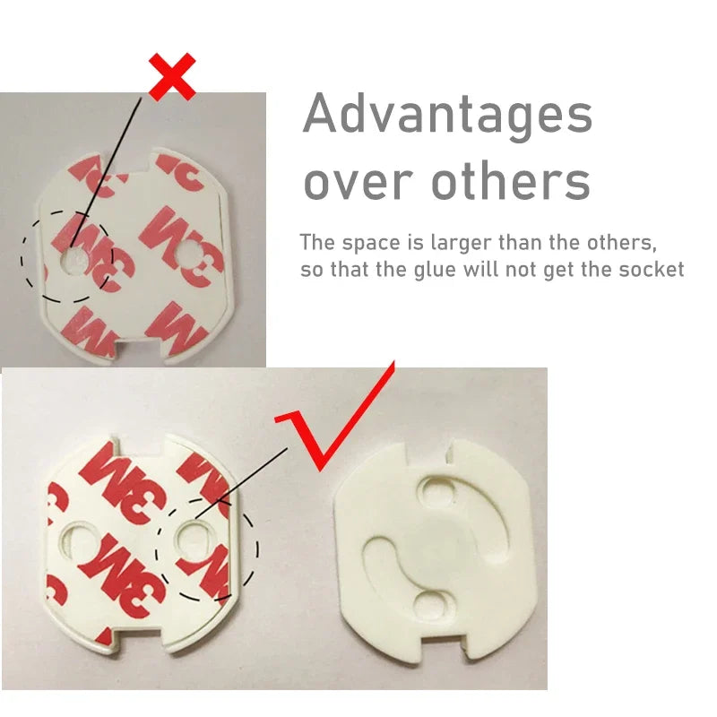 EU Power Socket Electrical Outlet Baby Kids Child Safety Guard Protection Anti Electric Shock Plugs Protector Rotate Cover