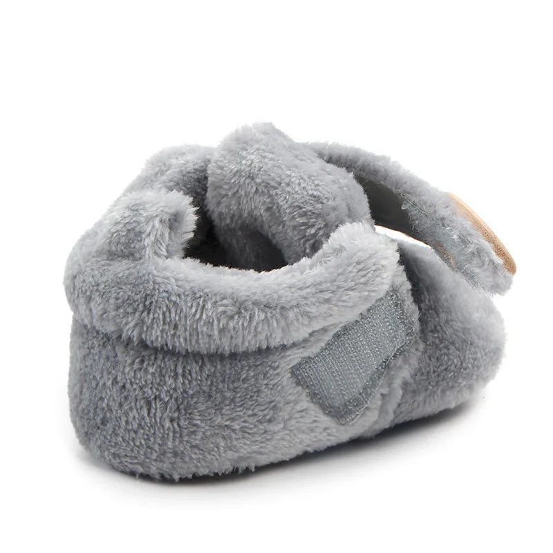 Cute Baby Girl Boy Casual Shoes Warm Plush Mutilcolor Lovely Soft Soled Walking Shoes Fashion Design Infant Shoes First Walkers