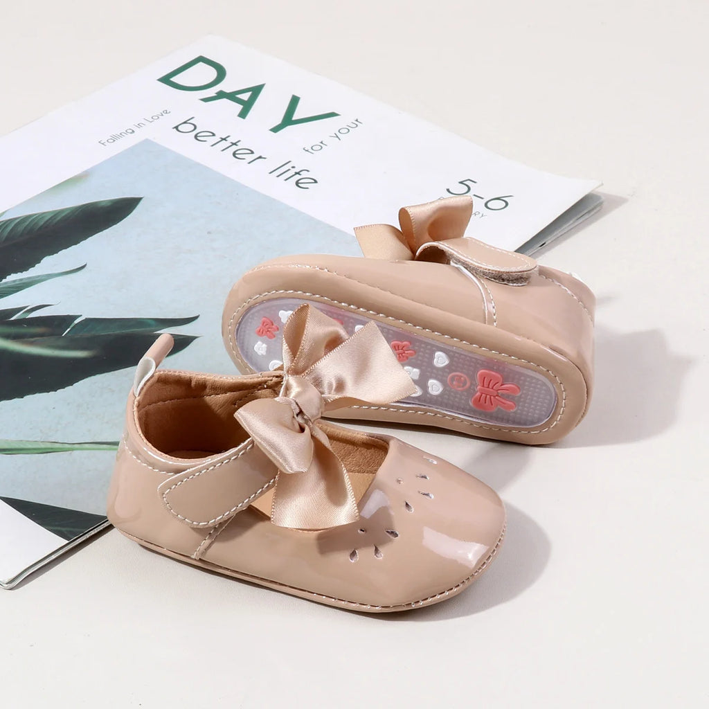 Casual Cute Solid Color Home Shoes For Baby Girls Lightweight Non-slip Walking Shoes For Indoor Spring And Summer Anti slip