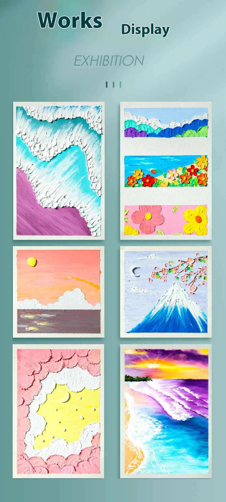 200GSM Oil Pastel Paper Oil Painting Stick Special Paper Blank Drawing A4 Chalk Coloring Crayons Painting Acid Free Cardboard