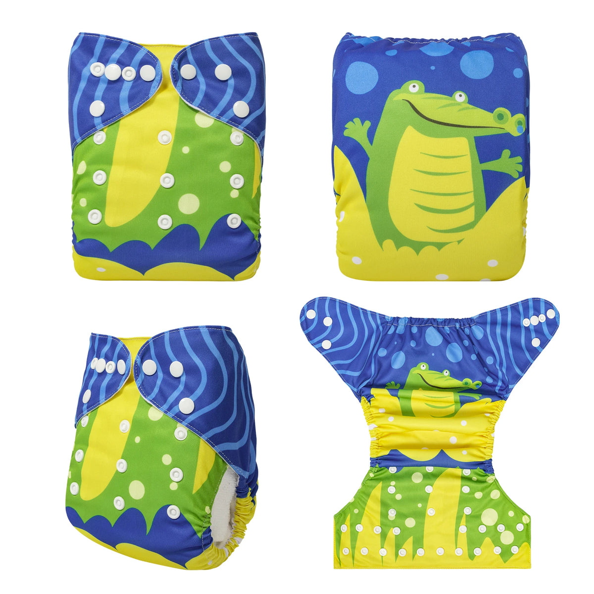 ALVABABY One Size Cloth Diaper Reusable Modern Cloth Nappy Digital Position Pocket Diaper Shell