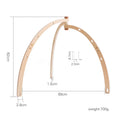 Baby Fitness Rack Wooden Frame Educational Fitness Activity Toy Gym Decoration can Hanging Pendants Sensory Gift Newborn Nursing