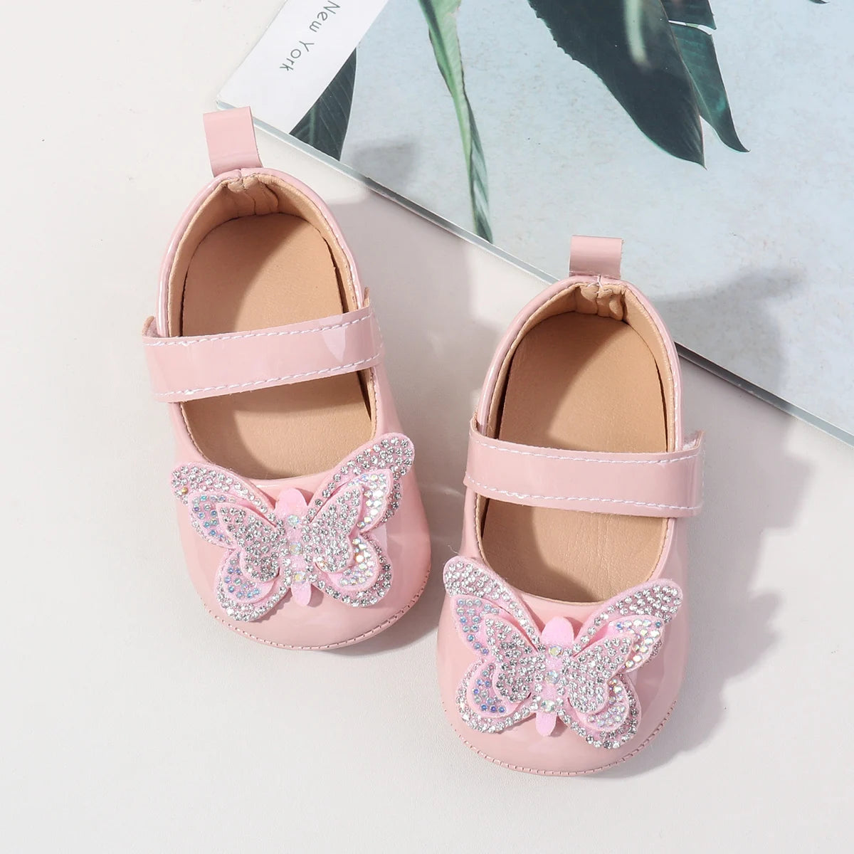 2025 Baby Girls Princess Pre-walking Indoor Outdoor Toddler Shoes With Comfortable TPR Sole and Fashion Design For 0-18M BBW5121