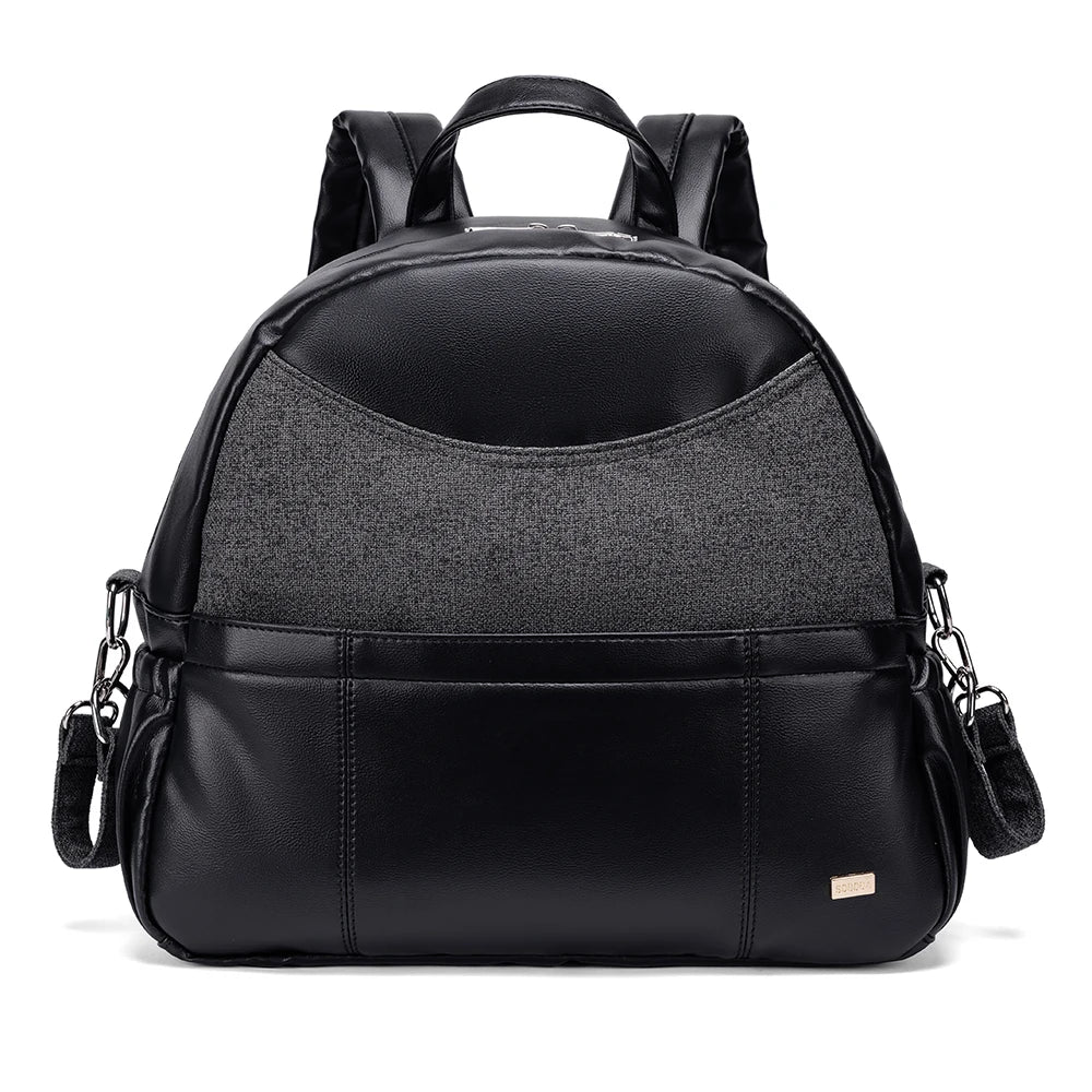 Soboba Diaper Backpack for Women Large Capacity Multi Functional Nappy Changing Bag with Two Straps Hang on Stroller
