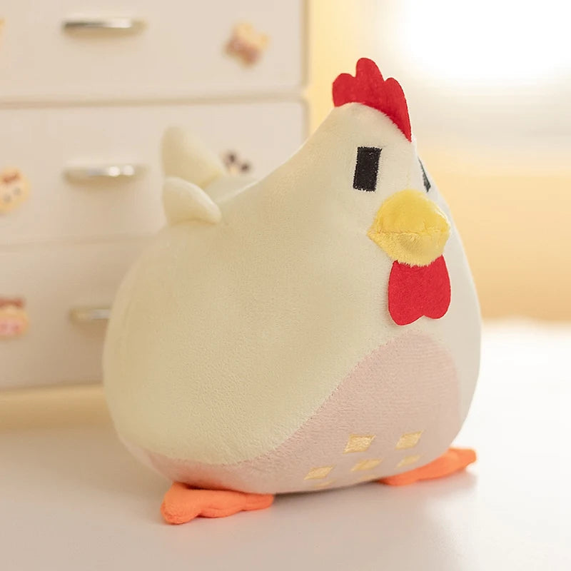 Stardew Valley Chicken Plush Pillow 20cm Soft Stuffed Toy for Kids Room Decor and Play