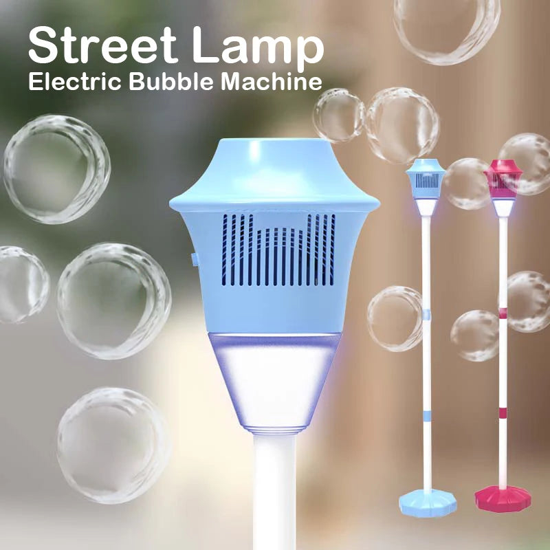 Street Light Bubble Machine Fully Automatic Bubble Generator With Light For Outdoor Events Model SLB100