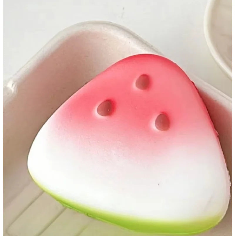Squishy Watermelon Fidget Toy Anti-Stress Slow Rising Fruit Pinch Squeeze Stress Reliever Funny Pressure Reducer Prop