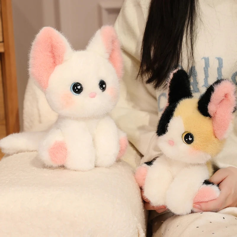 Nice Adorable Sitting Devon Cat Siamese Cat Plush Toy Doll Home Office Decoration, Perfect Gift For Cat Lovers Boys And Girls