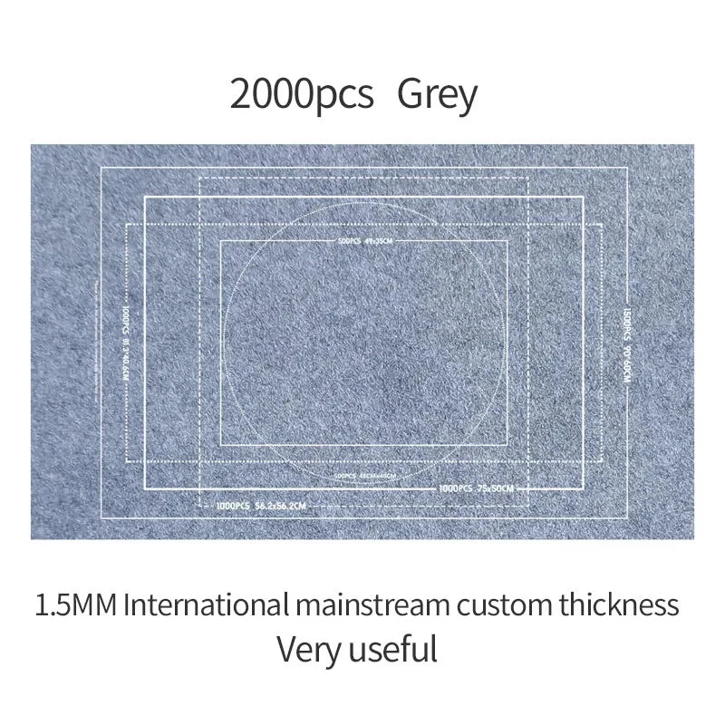 Professional Puzzle Roll Mat Blanket Felt Mat For Up To 1500 2000 3000 Piece Puzzles Portable Travel Storage Bag