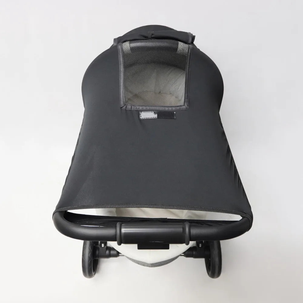 Extended Baby Stroller Sunshade Cover Sunscreen Breathable Baby Pram Canopy Lightweight Anti-UV Pushchair Visor