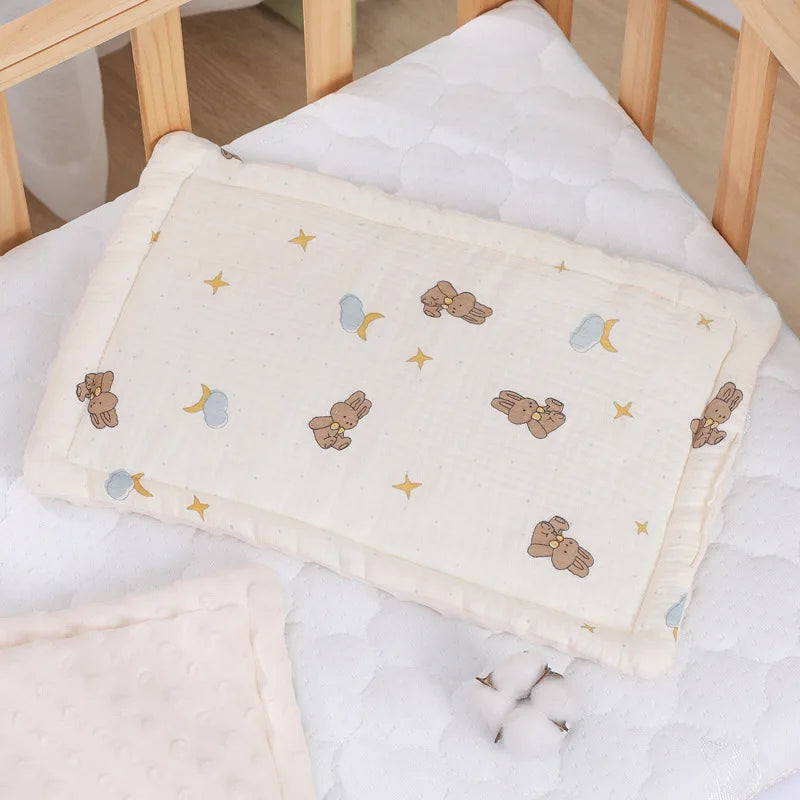 Napping for Newborn Sweat Absorption Breathable Cotton Baby Universal Pillow NPN001