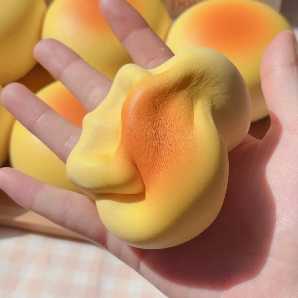 1/4PCS Sticky Bread Squishy Toys Slow Rise Stress Relief Fidget Toys Squeeze Foam Squishies Sensory Toys Party Favors