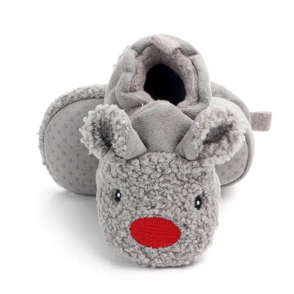 Baby Winter Shoes Cute Animal Ear Soft Cotton Warm and Comfortable for 0-18 Months Boys and Girls 2024 New Fashion  D2028 D2097