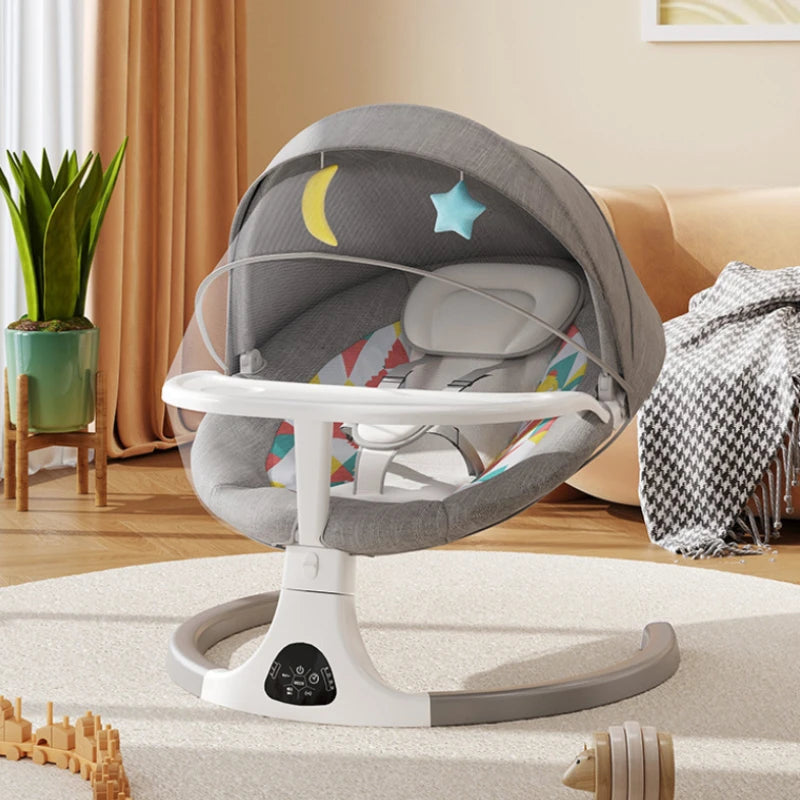 Smart Electric Baby Swing and Automatic Rocking Bassinet