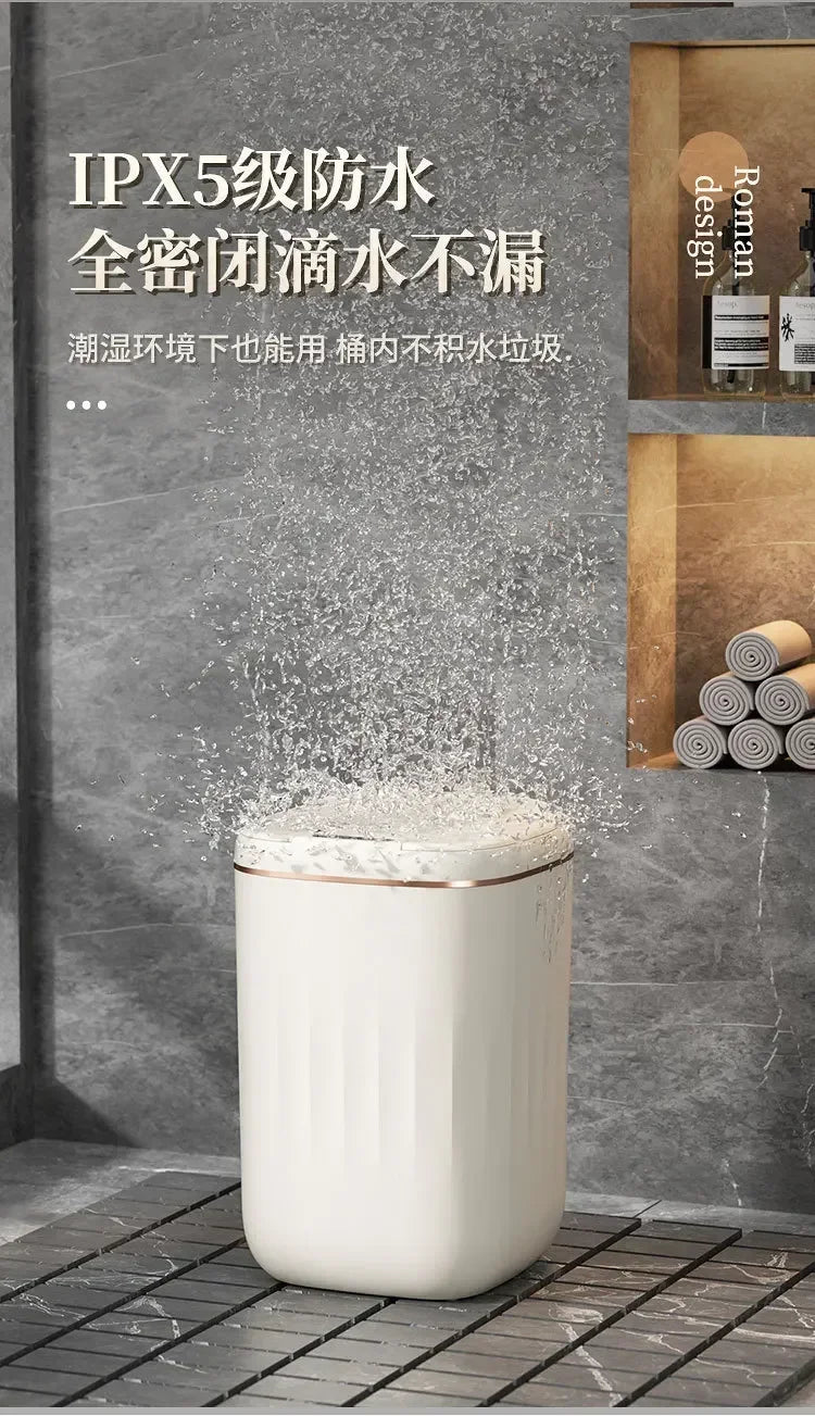 20L Smart Trash Can with Lid Waterproof Large-capacity Trash Bin Rechargable Automatic Garbage Can Fo Kitchen Bedroo Wastebasket