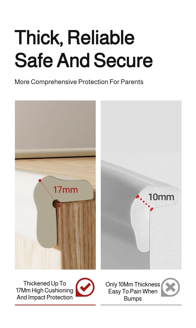 2M Baby Safety Corner Protector Children's Table Corner Edge Anti-Collision Strip Anti-Collision Foam Protection Strip Bumper