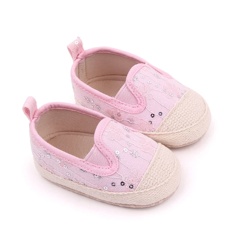 Springtime Learning Walkers 0-1 Years Old Boys and Girls Shoes with Soft Bottom Comfortable Footwear for Baby Playtime