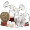 NCVI Electric Breast Pump With Wearable Cups.VibeMassage Technology,Adjustable Hospital Grade Strong Suction,Ultra Portable