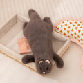 New Simulation Ferret Plush Toys Kawaii Lifelike Animal White Brown Mink Plushie Pillow Stuffed Soft Sofa Cushion Creative Gifts