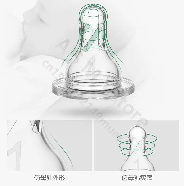 Dr. Brown's newborn Glass baby bottle/Anti-colic/baby glass bottle/standard caliber/120ML 250ML