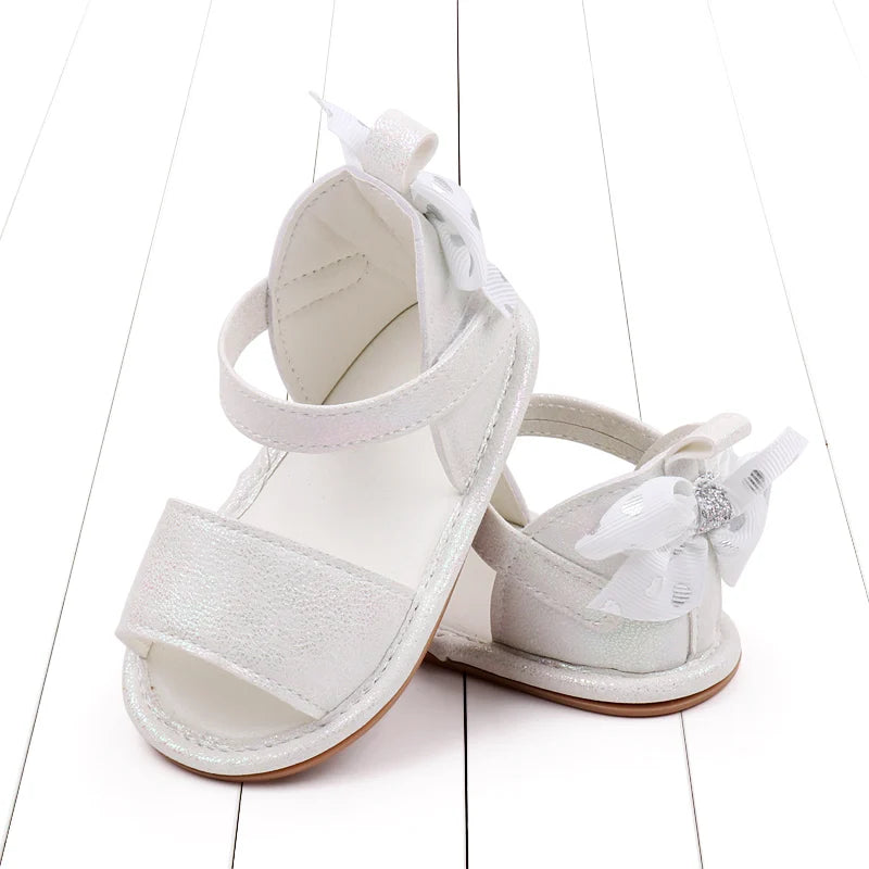 Baby Sandal  Summer New Design Soft PU Beautiful Butterfly Bow High Quality Anti-slip Sole Casual Style New Fashion BJZ3231