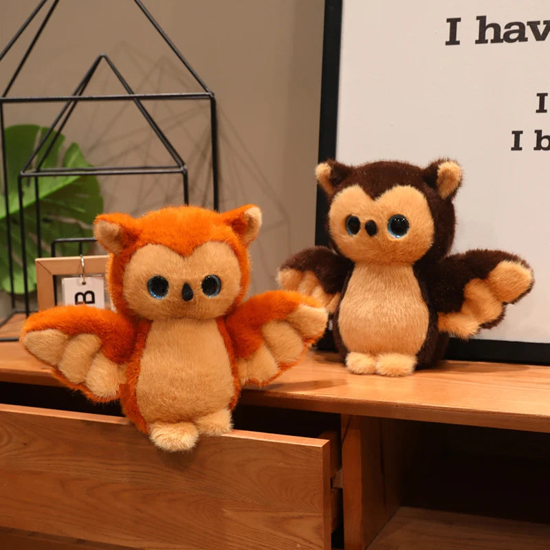 1pc Lifelike Owl Plush Toy Simulation Macaw Doll Cartoon Stuffed Bird Animal Plush Doll Birthday Gift For Kids Home Decoration