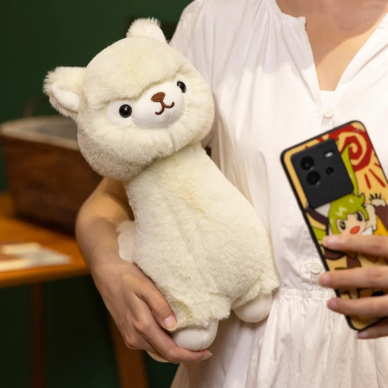 New 1pc 23/30CM Cute Fluffy Alpaca Plush Toys Soft Plush Llama Dolls Stuffed Animal Pillow Nice Friends Birthday Gift Room Decor
