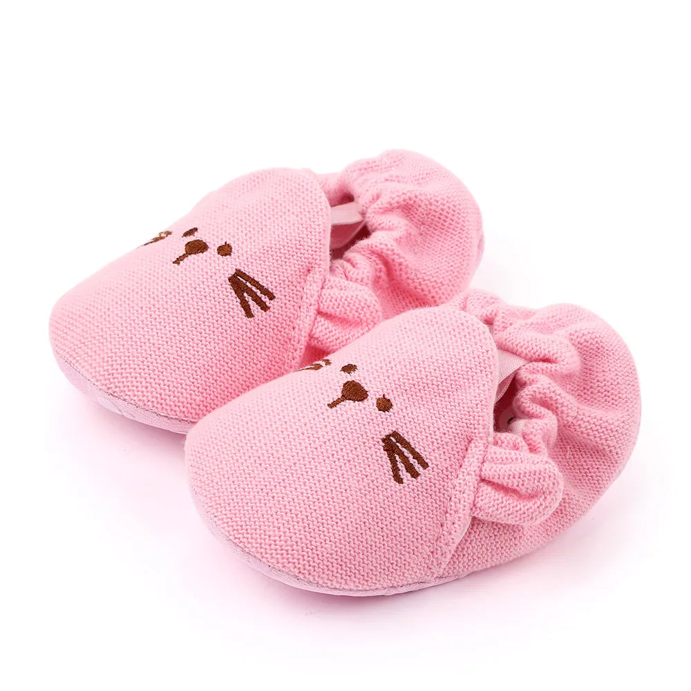 2025 Hot Selling Baby Boys And Girls First Walking Indoor Outdoor Toddler Shoes With Cute Design And High Quality Cotton Sole