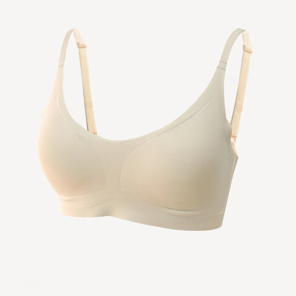 Pre-pregnancy Women Soft Support Seamless Underwear Comfortable Gathering No Steel Ring Collection Breathable Bra Style