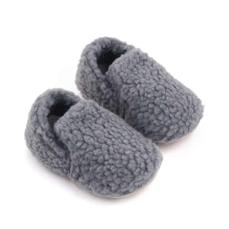 Baby Winter and Autumn Style Multiple Choices High Quality Soft Cotton Warm and Plush Toddler Shoes Anti-slip Sole Prewalking