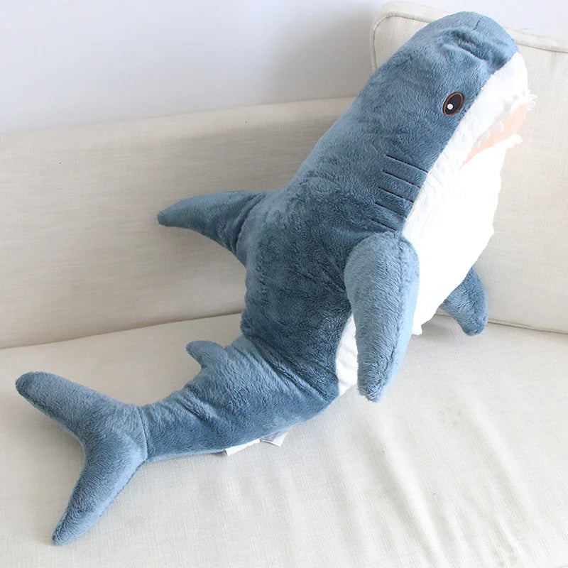 Hot Huggable Big Size Shark Plush Toy Soft Stuffed speelgoed Animal Reading Pillow for Birthday Gifts Cushion Gift For Children