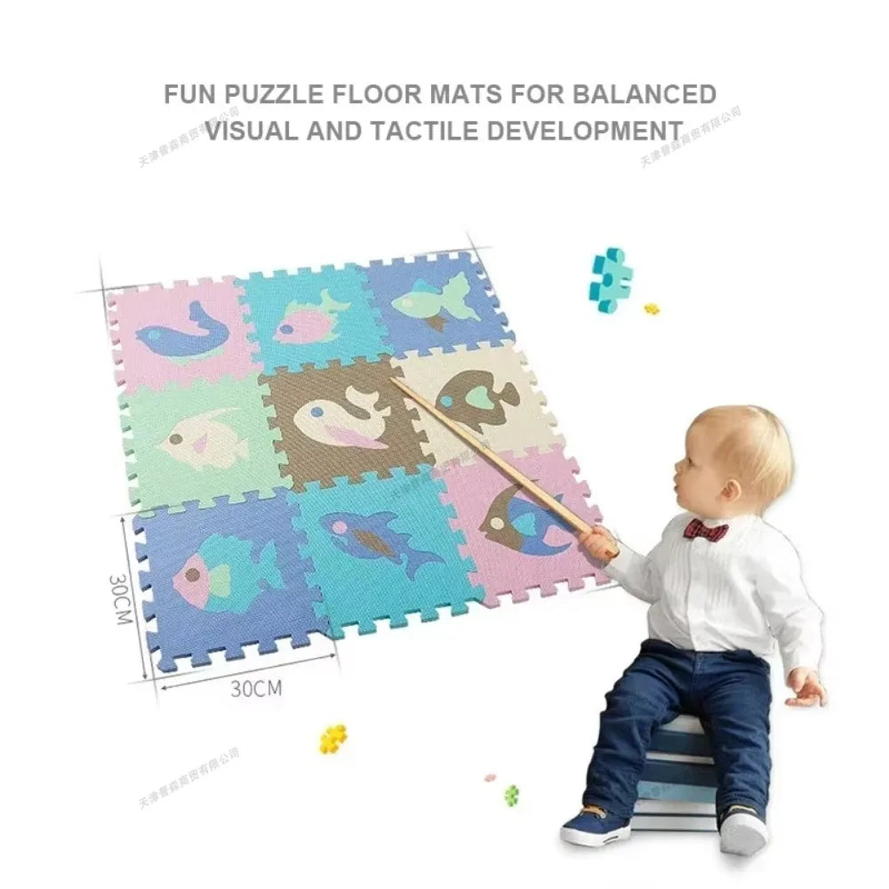 EVA Foam Baby Play Mat Soft Baby Playground Rugs Baby Toys Kids Puzzle Educational Toys Children's Room Floor Protector Carpets
