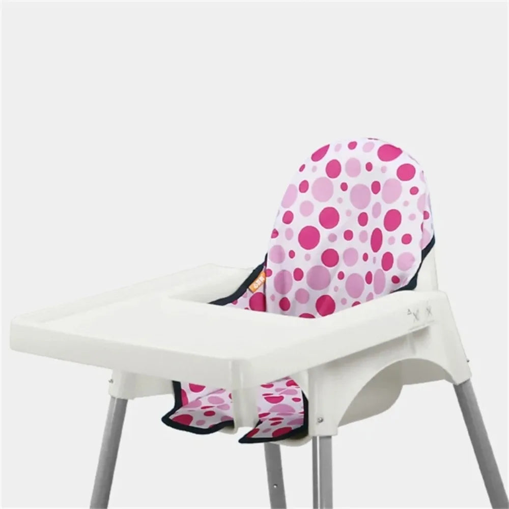 Soft Baby Dining Chair Seat Cover Comfortable Polka Dots Breathable Pad Liner Breathable Yellow High Chair Accessories Summer