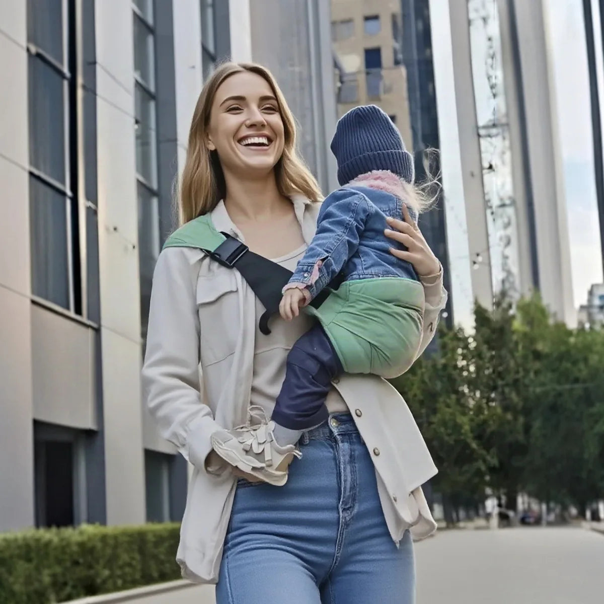Updated Baby Carrier Ergonomic Child Carrier Wrap Multifunctional Baby Carrier Ring Sling for Baby Toddler Carrier Accessories