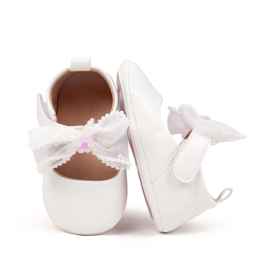 Spring Early Season New Style Rubber-Soled Anti-Slip Girls' Low-Top Toddler Shoes Stylish And Simple Front-Facing Shoes
