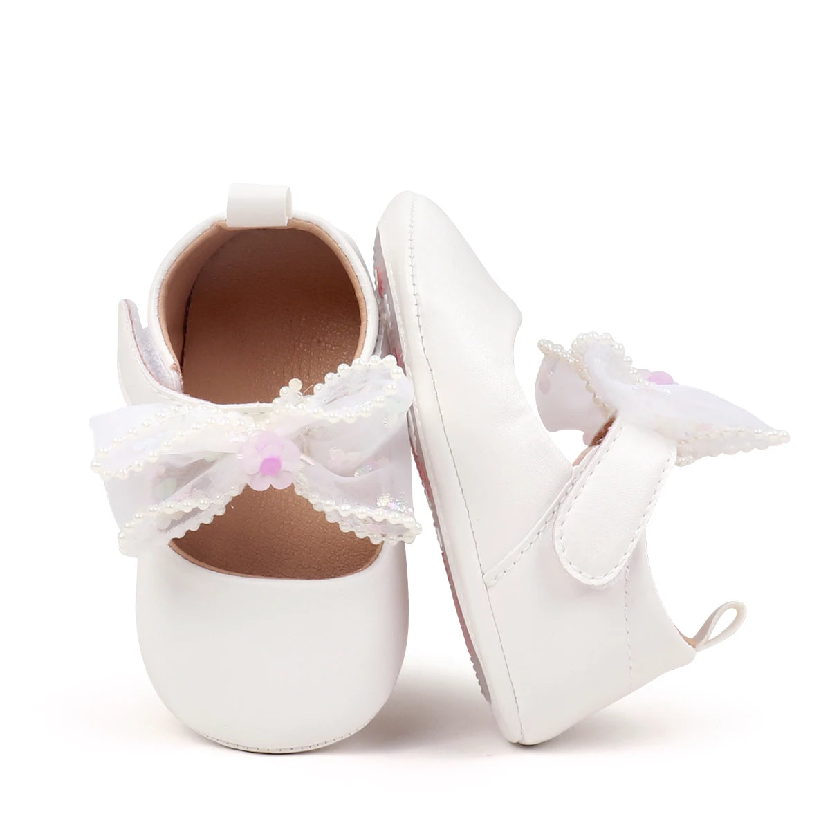 Spring Early Season New Style Rubber-Soled Anti-Slip Girls' Low-Top Toddler Shoes Stylish And Simple Front-Facing Shoes