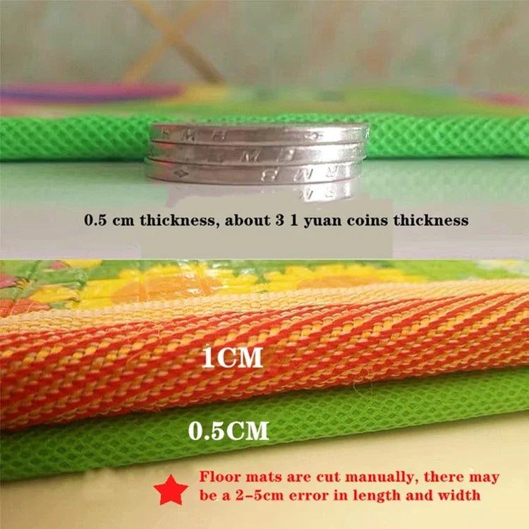 5 sizes to choose Thicken Baby Crawling Mat Children EVA Educational Toys Kids Soft Floor Game Mat Chain Fitness Gym Game Carpet