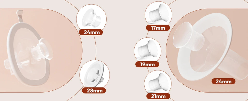 NCVI Electric Breast Pump With Wearable Cups.VibeMassage Technology,Adjustable Hospital Grade Strong Suction,Ultra Portable