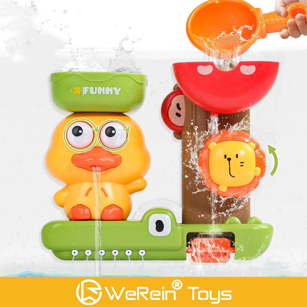 Adorable Little Yellow Duck Bath Tub Toy for Kids Fun Water Play Cute Bathtime Entertainment