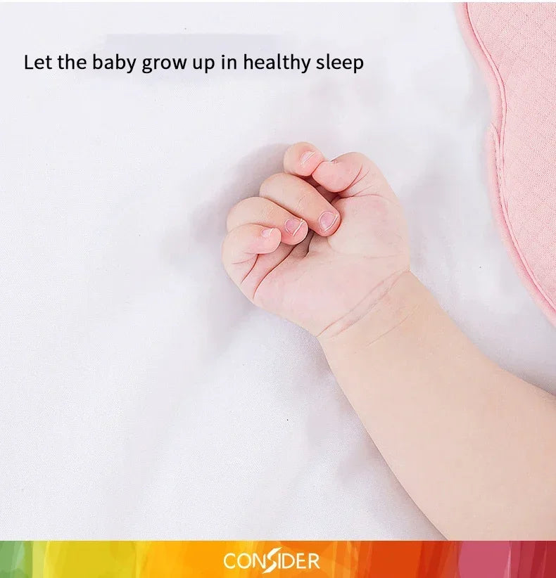 Newborn Baby Memory Pillow Four Seasons General Memory Foam Baby Pillow Pure Cotton Anti-Migraine Newborn Shaping Pillow