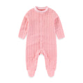1-Piece Solid Color Baby Unisex Rompers Fall Winter Newborn Boy Girl Jumpsuits 3-24 Months Infant Outdoor Clothes